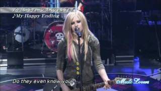 Download lagu Avril Lavigne - My Happy Ending [LIVE] (Original HD)   Letra mp3