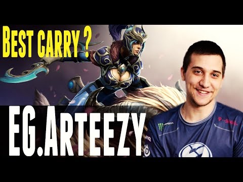 EG.Arteezy Luna Best Carry ? Dota 2 Awesome Gameplay