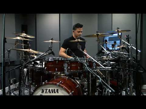 Tama Star Mahogany 6pc Drum Set 2020 Quilted Natural Waterfall Sapele 2020 image 6