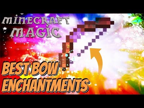 All the Enchantments to make a GOD Bow in Minecraft:...