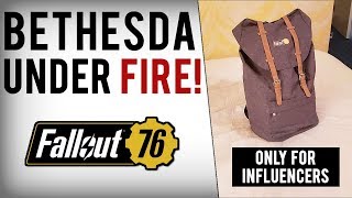 Bethesda Lies, Gave Influencers Fallout 76 Canvas Bags For Free In September