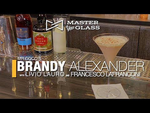 The Fanciest Brandy Alexander You'll ever see - Master Your Glass