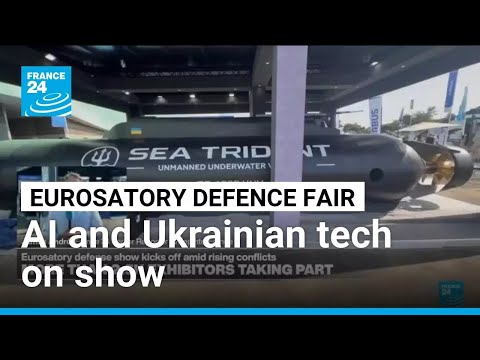 AI, drones and Ukrainian tech on show at Eurosatory defense fair