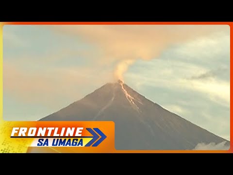 Bulkang Mayon, patuloy ang pag-aalburoto; pagtataas sa Alert Level 4, 'di inaalis