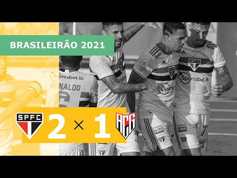 São Paulo 2 x 1 Atlético-GO - Gols - 19/09 - Brasileirão 2021