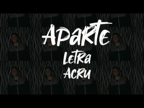 APARTE • ACRU x Zone - LETRA