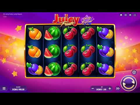Juicy Fruits Lucky Repeat – Video Gameplay