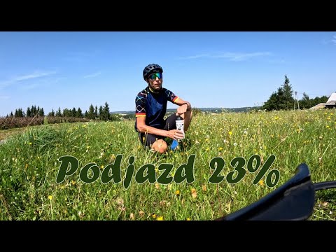 Podjazd 23% pogórze dynowskie