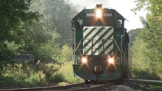preview picture of video 'Hudson Bay 5008 East at Millbrook, Illinois on 9-6-2012 (Power Only)'