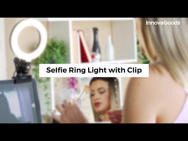Aro De Luz Selfie Con Pinza De Soporte Lumahoop Innovagoods video