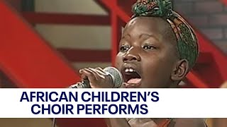 African Children&#39;s Choir perform Amazing Grace on Good Day Austin