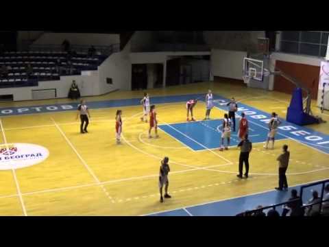 Partizan - Crvena zvezda 77:59 9. kolo Prve lige Srbije 2014-15