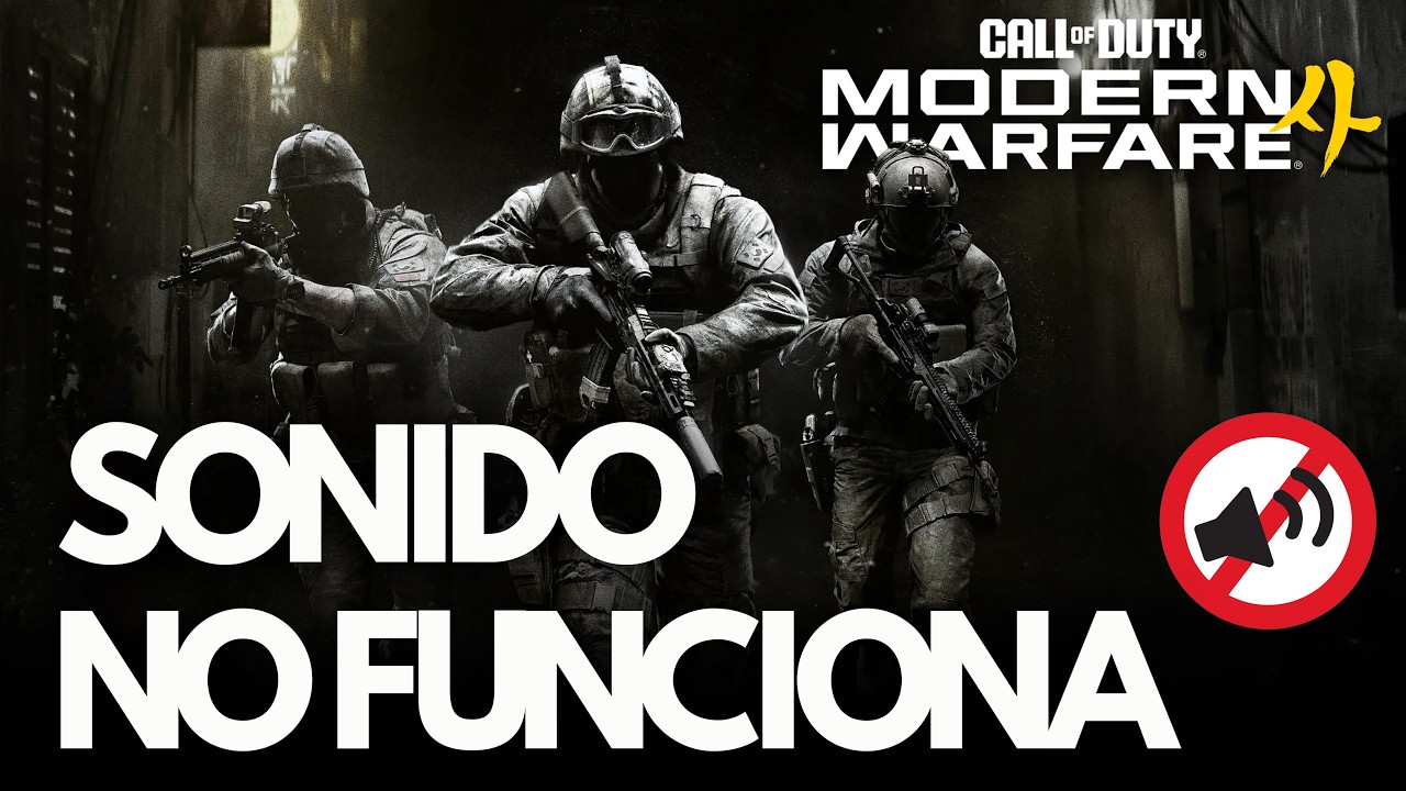 Call of Duty Modern Warfare 4 Sonido No Funciona el Sonido, Audio Cortado, Lag SOLUCIÓN✅