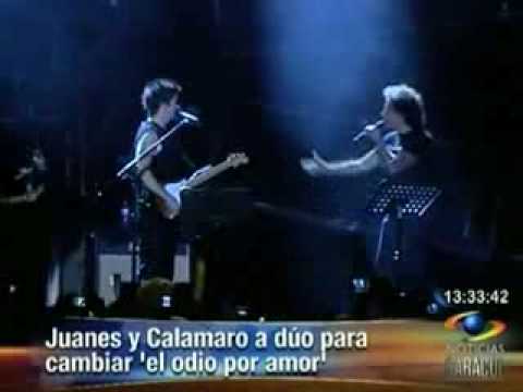 Andrés Calamaro & Juanes - TV Caracol (parte 2)- AC30.com.ar