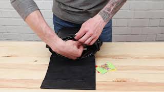 Сумка SHVIGEL 11081 из натуральной кожи черная