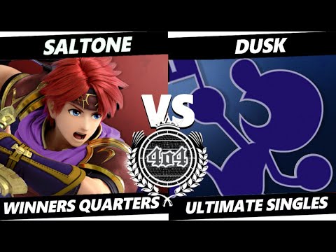 4o4 Smash Night 92 - Moist| SALTONE (Mythra, Pyra, Roy) vs Dusk (Mr. Game & Watch) - Winners Quarter