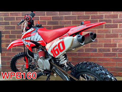 WPB 160 Exhaust Sound Twin Pipe (2017 Welsh PitBike)