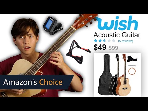 I Bought the Cheapest Guitars from Wish.com and Amazon