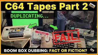 C64 Tapes Part 2: Boom Box Dubbing, Super Turbo, & Lessons Learned