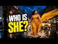 4K Indian AI Art Lookbook Plus Size Indian Model In Rainy Kolkata Streets Monsoon Fashion