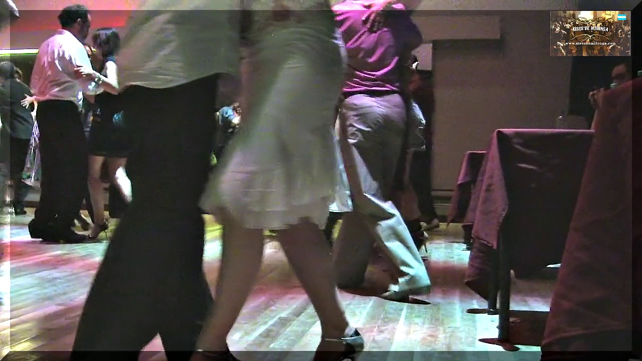 Pasos de tango en Cheek to Cheek, milonga, practica