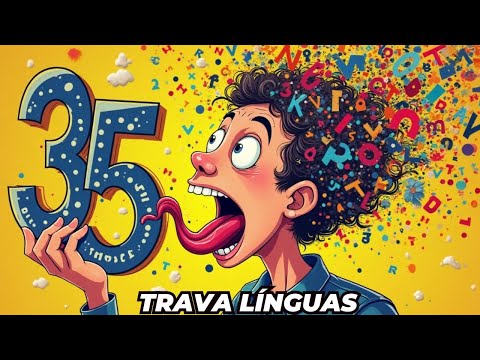 Trava Línguas para Virar a Cabeça: 35 Desafios Enrolados para Confundir Língua, melhorar tua dicção!