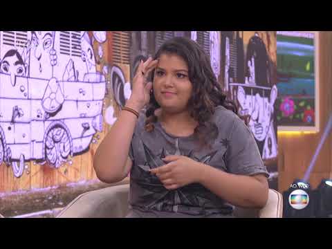 Encontro com Fátima Bernardes 21/12/2018 - Manuela se comunica com a mãe surda através de sinais