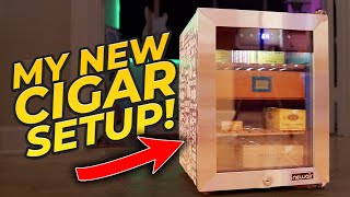 My New Setup | NewAir Smoker’s Club Electric Cigar Humidor 250 Count Review