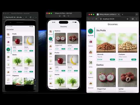 SlidingIndicatorListView Demo