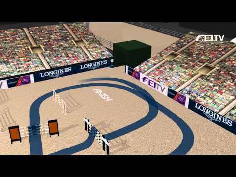 Longines FEI World Cup™ Jumping 2013/14 Leipzig - Round 1 Course Animation