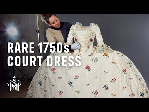 The Extravagance of 1700s Court Dresses | The Spitalfields Mantua Dress
