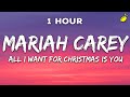 1 Hour Mariah Carey All I Want For Christmas Is You Lyrics