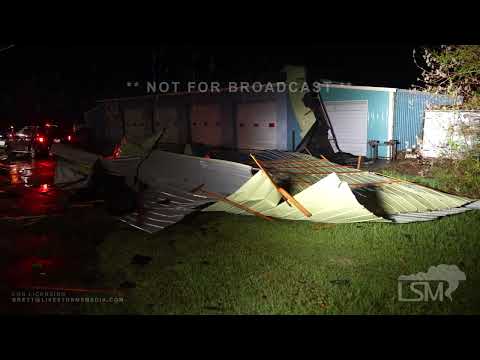 03-26-2023 Heidelberg, MS  - Severe Storm Blows off Roof-Damaged Church-Lightning