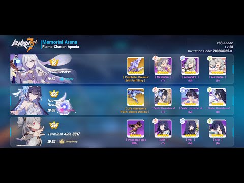 HI3 [Ex Abyss - Nirvana 479D] Shadow Knight - DW HRb TA - 871+