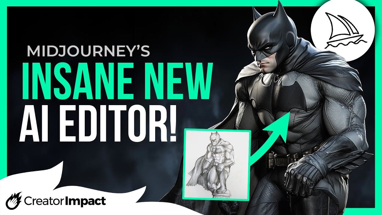 Midjourney's NEW POWERFUL AI Image editor (available to everyone!)