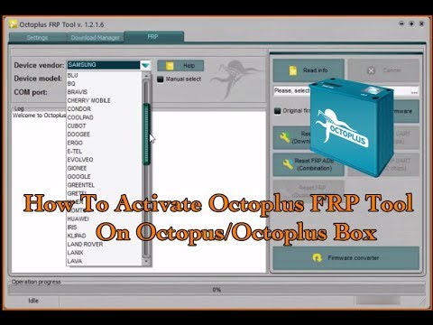 How To Activate Octoplus FRP Tool On Octopus/Octoplus Box