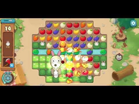 We Bare Bears Match3 Repairs Level 183 - No Boosters