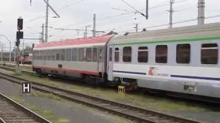 preview picture of video 'Eurocity 103 Polonia Warszawa - Villach hauled by ÖBB1116 at Villach hbf'