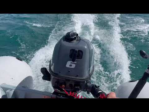 Takacat T340LXR  Running with Yamaha 6hp 4 Stroke