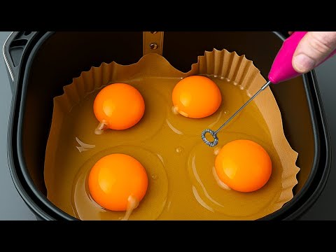 Dieses Heißluftfritteuse-Rezept ist VIRAL geworden! Gesundes & leckeres Essen in 10 Minuten fertig..
