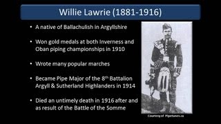 Battle of the Somme - pipe tune by Willie Lawrie