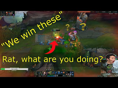 RatIRL inting on Singed