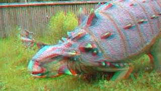 preview picture of video 'Bałtów Jurapark 2009 3D anaglyph movie'