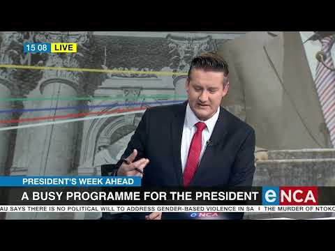 President's week ahead A busy programme for the President