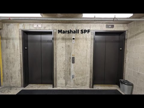 Marshall SPF-30 traction elevators at 4570 Fifth Ave in Pittsburgh PA