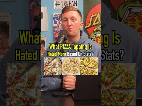 What Pizza Topping Is Hated More Based On Stats? #shorts #pizza #food #hate #topping #thisorthat