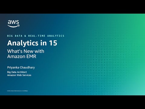 Analytics in 15: What's New with Amazon EMR
