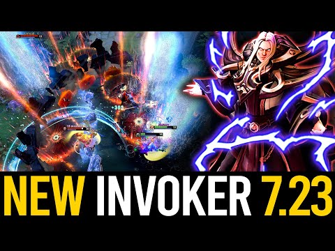 NEW INVOKER DOTA 2 7.23 MASTER TIER INVOKER Moozy 1300XPM vs KUNKKA NEW AGHNIM'S | Dota 2 Invoker