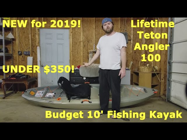 2019 Lifetime Teton Angler 100 10' Sit on Top Fishing Kayak Review - First Impression!