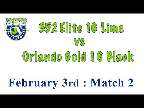352 Elite 16 Lime vs Orlando Gold 16 Black